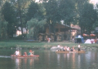 Enstation der Dunajec-Floßfahrt in Kroscienko